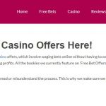 Free Bet Casino Bonuses